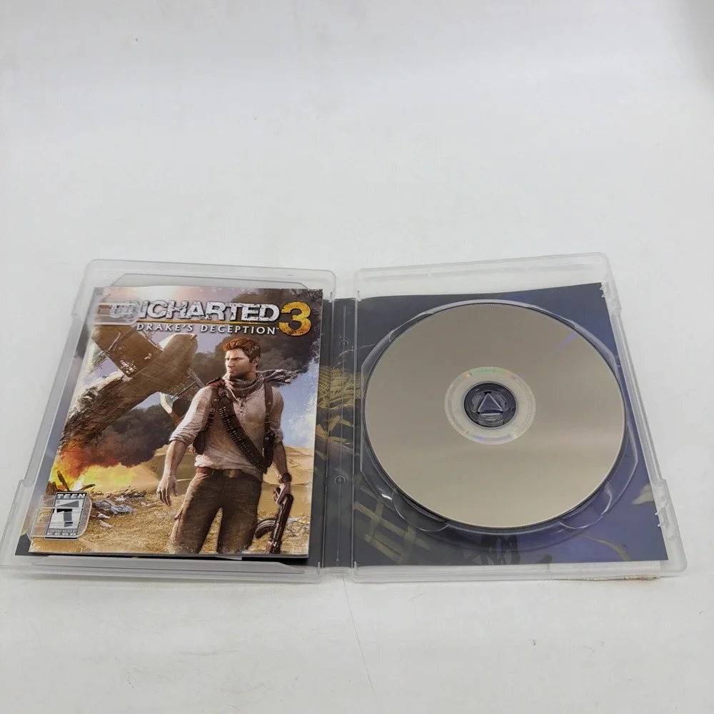 Uncharted 1 2 3 Trilogy 3 Game Lot (Sony PlayStation 3) PS3 CIB Complete in Box